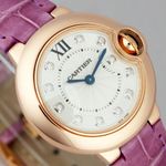 Cartier Ballon Bleu 28mm 3007 (2019) - Silver dial 28 mm (3/8)