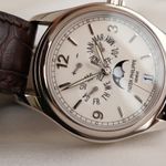 Patek Philippe Annual Calendar 5146G-001 (2010) - Beige dial 39 mm White Gold case (5/8)