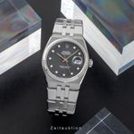 Rolex Datejust Oysterquartz 17014 (1984) - Grey dial 36 mm Gold/Steel case (3/8)
