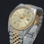 Rolex Datejust 36 16013 (1986) - Goud wijzerplaat 36mm Goud/Staal (7/7)