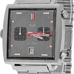 TAG Heuer Monaco 1133G (1975) - Grey dial 39 mm Steel case (3/4)