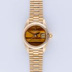 Rolex Lady-Datejust 6917 (1983) - Bruin wijzerplaat 26mm Geelgoud (3/8)
