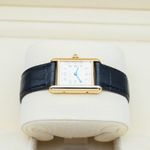 Cartier Tank Vermeil 5057001 (Unknown (random serial)) - White dial 20 mm Silver case (3/8)