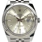 Rolex Datejust 41 126334 (2025) - Silver dial 41 mm Steel case (1/8)