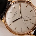 Patek Philippe Calatrava 3425 (1963) - White dial 33 mm Yellow Gold case (1/8)