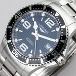 Longines HydroConquest L3.641.4.56.6 (Unknown (random serial)) - Black dial 39 mm Steel case (5/8)