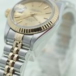 Rolex Lady-Datejust 69173 (1997) - Champagne dial 26 mm Gold/Steel case (3/8)