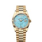 Rolex Day-Date 36 128238 (2024) - Blue dial 36 mm Yellow Gold case (1/8)