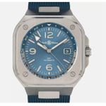 Bell & Ross BR 05 BR05G-PB-ST/SRB (2025) - Blue dial 42 mm Steel case (1/1)