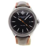 Baume & Mercier Clifton M0A10411 (2022) - Zwart wijzerplaat 42mm Staal (4/7)
