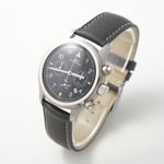 IWC Pilot Chronograph IW3740 (1990) - Zwart wijzerplaat 36mm Staal (2/8)