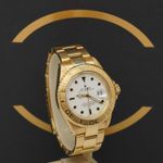 Rolex Yacht-Master 40 16628 (1991) - White dial 40 mm Yellow Gold case (3/7)