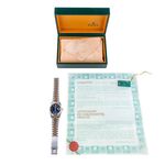 Rolex Datejust 36 16233 (1990) - Blue dial 36 mm Gold/Steel case (8/8)