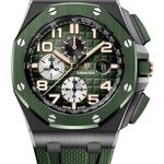 Audemars Piguet Royal Oak Offshore Chronograph 26405CE.OO.A056CA.01 (2025) - Green dial 44 mm Ceramic case (1/1)