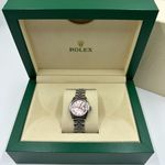 Rolex Lady-Datejust 279160 (2024) - Pink dial 28 mm Steel case (4/8)