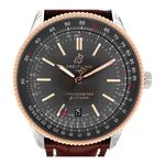 Breitling Navitimer U17326121M1P1 (2024) - Grijs wijzerplaat 41mm Goud/Staal (1/8)