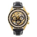 Omega Speedmaster 36965001 (1994) - Unknown dial 42 mm Yellow Gold case (2/7)