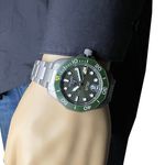 TAG Heuer Aquaracer 300M WBP208B.BF0631 (2022) - Groen wijzerplaat 43mm Titanium (3/8)