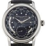 Frederique Constant Manufacture Worldtimer FC-718NWM4H6 (2024) - Blauw wijzerplaat 42mm Staal (2/4)