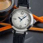 Cartier Pasha WSPA0010 (Unknown (random serial)) - Silver dial 41 mm Steel case (3/8)