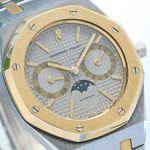 Audemars Piguet Royal Oak Day-Date 25594SA.OO.0789SA.01 (1990) - Grijs wijzerplaat 36mm Goud/Staal (1/8)