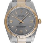 Rolex Oyster Perpetual 31 77513 (2004) - Grijs wijzerplaat 31mm Goud/Staal (1/8)