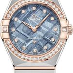 Omega Constellation Ladies 131.25.28.60.99.001 (2026) - Blue dial 28 mm Gold/Steel case (1/1)