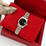 Rolex Lady-Datejust 69173 (Unknown (random serial)) - Black dial 26 mm Gold/Steel case (1/6)