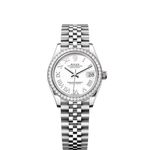 Rolex Datejust 31 278384RBR (2024) - Wit wijzerplaat 31mm Staal (1/1)