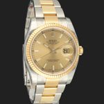 Rolex Datejust 36 116233 (2011) - Champagne dial 36 mm Gold/Steel case (4/8)