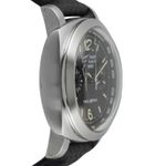 Panerai Luminor 1950 3 Days Chrono Flyback PAM00212 (Unknown (random serial)) - Black dial 44 mm Steel case (7/8)