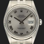 Rolex Datejust 36 16234 (2000) - Zilver wijzerplaat 36mm Staal (2/8)