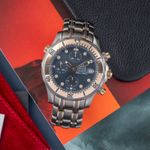 Omega Seamaster Diver 300 M 2296.80.00 (1985) - Blauw wijzerplaat 42mm Titanium (1/8)