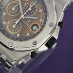Audemars Piguet Royal Oak Offshore Chronograph 25721ST.OO.1000ST.01 (Unknown (random serial)) - Beige dial 42 mm Steel case (4/4)