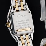 Cartier Panthère W2PN0006 (2017) - White dial 30 mm Gold/Steel case (8/8)