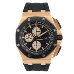 Audemars Piguet Royal Oak Offshore Chronograph 26400RO.OO.A002CA.01 (2015) - Zwart wijzerplaat 44mm Roségoud (1/6)