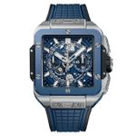 Hublot Square Bang 821.NL.5170.RX (2025) - Transparant wijzerplaat 42mm Titanium (1/1)