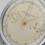 Baume & Mercier Vintage Baume & Mercier 912 (1962) - Silver dial 35 mm Steel case (6/8)