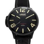 U-Boat Capsoil 8108/A (2024) - Zwart wijzerplaat 46mm Staal (1/3)