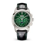 Patek Philippe Perpetual Calendar Chronograph 5270P-014 (2025) - Green dial 41 mm Platinum case (1/1)