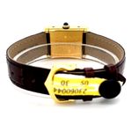 Cartier Tank Vermeil Cartier Tank Vermeil SM (Unknown (random serial)) - Red dial 28 mm Silver case (6/8)