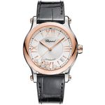 Chopard Happy Sport 278559-6001 (2024) - Silver dial 36 mm Gold/Steel case (1/1)