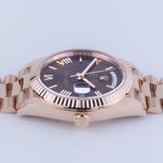 Rolex Day-Date 40 228235 (2018) - Bruin wijzerplaat 40mm Roségoud (5/6)