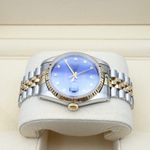 Rolex Datejust 36 16233 (1990) - Blauw wijzerplaat 36mm Goud/Staal (4/7)