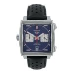 TAG Heuer Monaco Calibre 11 CAW211P.FC6356 (2015) - Blue dial 39 mm Steel case (1/8)
