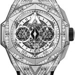 Hublot Big Bang Sang Bleu 418.NX.2001.RX.1604.MXM20 (2026) - Transparent dial 45 mm Titanium case (1/1)