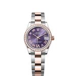 Rolex Datejust 31 278381RBR (2024) - Paars wijzerplaat 31mm Staal (1/1)