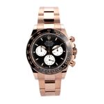 Rolex Daytona 126505 (2025) - Black dial 40 mm Rose Gold case (2/8)