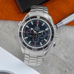 Omega Seamaster Planet Ocean Chronograph 2210.51.00 (Onbekend (willekeurig serienummer)) - Zwart wijzerplaat 46mm Staal (1/8)