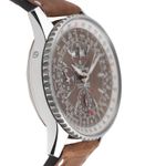 Breitling Montbrillant Datora A21330 (Unknown (random serial)) - Bronze dial 43 mm Steel case (7/8)